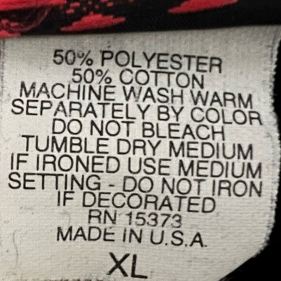 Vintage 90s Whitetail Deer TSI Navy T-Shirt Navy Single Stitch XL - Picture 7 of 11